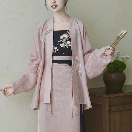 裁缝学苑AQ513宋制旋裙飞机袖短衫纸样吊带半身裙套装女装打版裁剪 商品图5