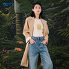 NUTS春秋季新款休闲简约气质宽松中长款风衣外套女415041423 商品缩略图0