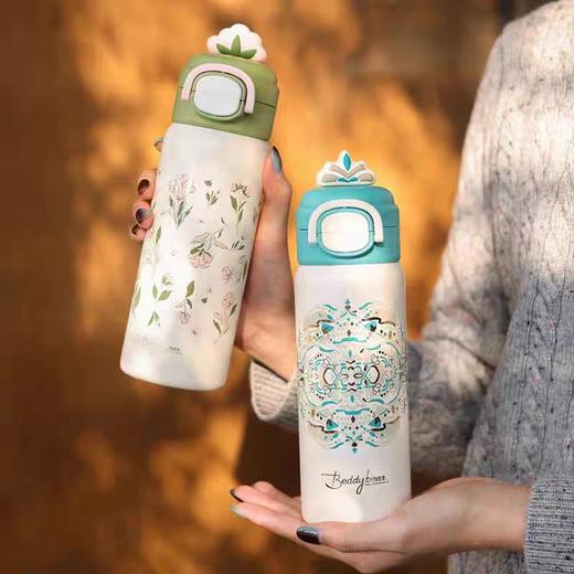 韩国Beddybear杯具熊盛开一杯双饮保温杯550ml （多种款式） 商品图0