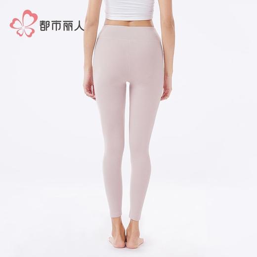 都市丽人保暖裤热卡丝双面女士单层打底裤中九分女裤LLH4C3 商品图3