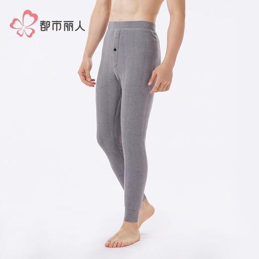 都市丽人保暖裤双面磨毛男士打底裤多层打底裤厚九分裤男裤FLH4C5 商品图2