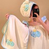 【YW】无忧购吸水速干可爱卡通吊带浴袍可穿式浴巾毛巾浴帽三件套2655634（截单后3-5天发货) 商品缩略图2