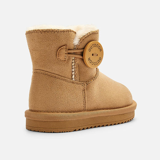 巴拉巴拉童鞋儿童雪地靴男女童棉靴加厚加绒中筒靴2025新款冬靴子 商品图3