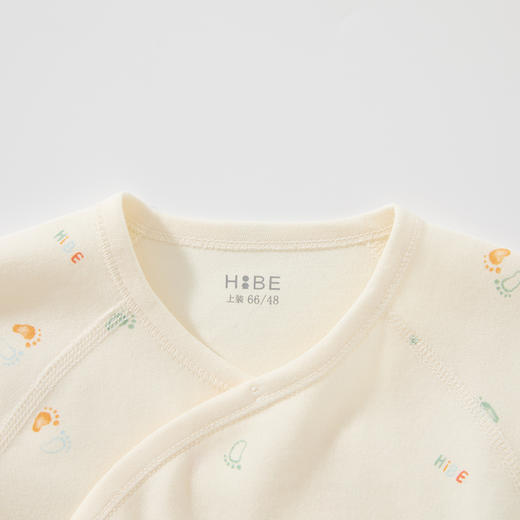 怡比梦想的足迹长袖系带哈衣HY25AUN020黄白色调52#-66# 商品图7