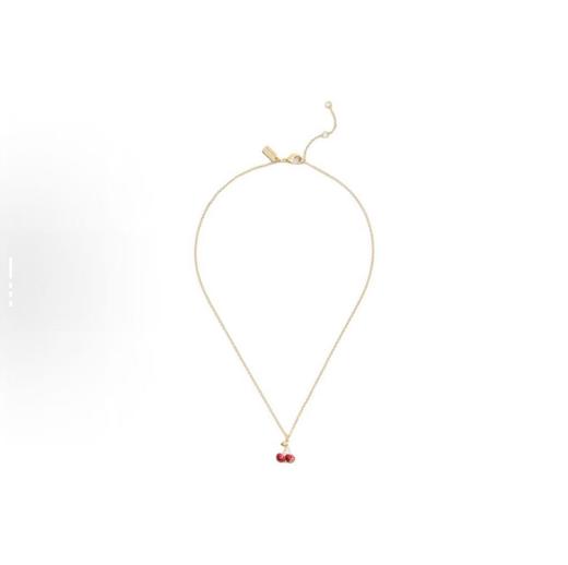【预售7天左右发货】【香港直邮】COACH/蔻驰樱桃cherry charm简约项链 商品图1
