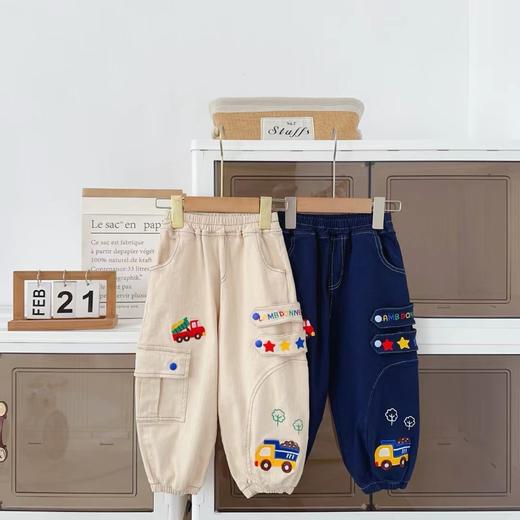 【加一】1653星星工程车长裤(预售5天)★ 商品图1