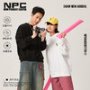NPC潮牌重磅430G字母撞色宝石绣像素风卫衣男休闲落肩NP47ST27 商品缩略图0
