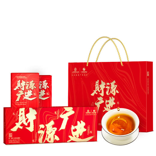 川红茶业非遗工夫红茶特级浓香型 财源广进茶叶礼盒60g 商品图4