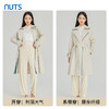 NUTS商场同款春秋款纯色时尚气质中长款风衣外套女314047092B 商品缩略图3