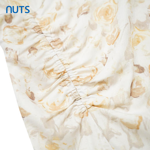 NUTS商场同款夏季时尚气质宽松碎花吊带连衣裙女418102510 商品图3