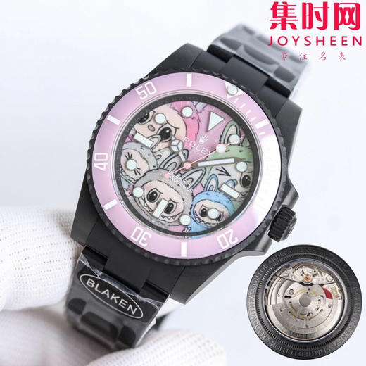 ROLEX 劳力士 Labubu 拉布布联名水鬼 全黑水鬼黑武士 BLAKEN联名“拉布布”发行 3135机 颜值与实力并存的水鬼，男生女士戴都超有格调！ 商品图2
