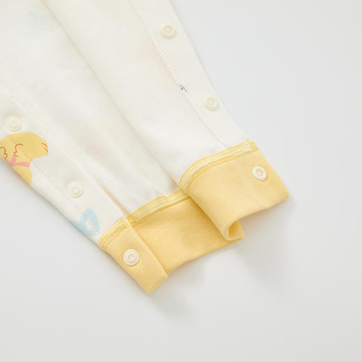 怡比快乐鸭鸭长袖开襟哈衣HY25AUN011黄花色调59#-90# 商品图11