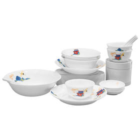 康宁冰萃玲珑 盛世鸣和系列 餐具 16件套B CB-BSSM16B/KZ/LS