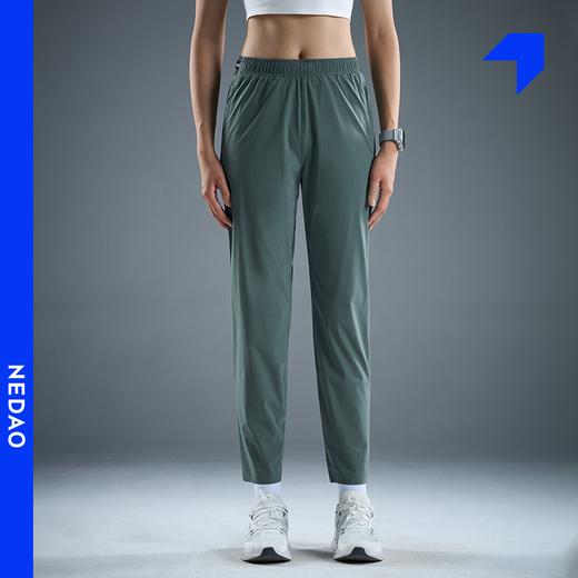 内道收纳跑步长裤女款速干透气跑步越野户外运动长裤 商品图2