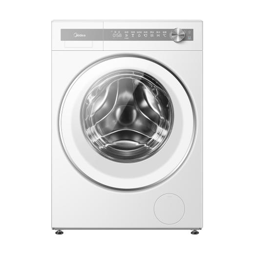 美的 MG100S90 滚筒洗衣机 海盐白 220V,1Ph 50Hz 转速1400 不带银离子 商品图0