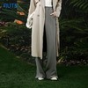 NUTS春秋季新款高腰气质休闲裤宽松垂坠感拖地长裤女414072403 商品缩略图3
