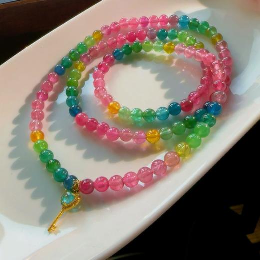 5mm多圈彩虹碧玺手串 商品图2