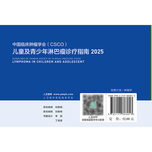 儿童及青少年淋巴瘤诊疗指南2025 商品图2