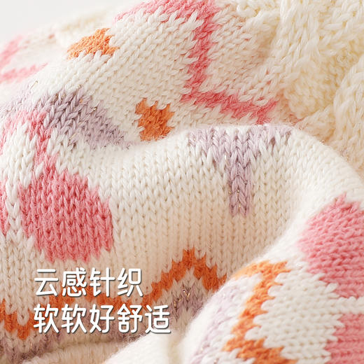 【商场同款】英氏儿童毛线帽护耳秋冬保暖防寒防风女孩新款 商品图1