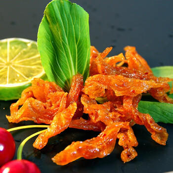 余同乐童年怀旧休闲零食北京烤鸭味豆皮辣条20g*20包 8090后回忆小零食 /休闲食品 /豆干/素食零食 /豆制品 商品图0