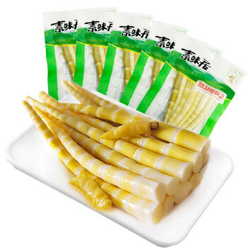 素味居 泡椒笋尖500g 泡椒竹笋脆笋笋尖网红酸笋零食小吃手剥笋开袋即食 /休闲食品 /豆干/素食零食 /卤味蔬菜零食 商品图2