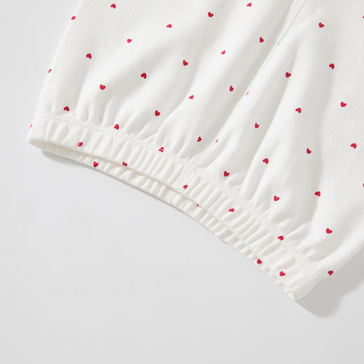 怡比HIBE爱心宝贝长袖圆领套装HY25AUN033白红色调80#-130# 商品图10