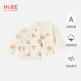 怡比陪伴小熊长袖系带上衣2件入HY25AUN080咖色调52#-59#