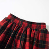 HERLIAN2025年秋季新品女士腰部抽绳设计黑红格纹裙裤 商品缩略图3