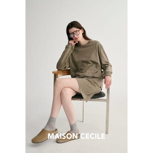 MAISON CECILE 两色/桑蚕丝立体颗粒肌理感休闲通勤懒人套装 商品图3