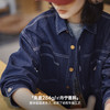 马登美式复古翻领丹宁牛仔衬衣夹克宽松长袖衬衫外套上衣女士秋季 商品缩略图2