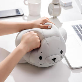 罗莱T 海豹变形U形枕X 灰色