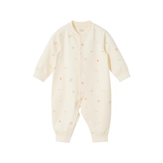 怡比梦想的足迹长袖开襟哈衣HY25AUN021黄白色调59#-80# 商品图5