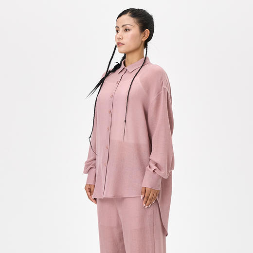 精纺羊绒宽松女衬衫  SJF97W316A 商品图3