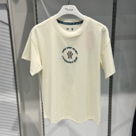 安踏童装25年夏季新款男大童篮球宽松圆领运动短袖352521113R