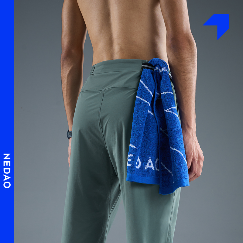 内道收纳跑步长裤男款速干透气跑步越野户外运动长裤