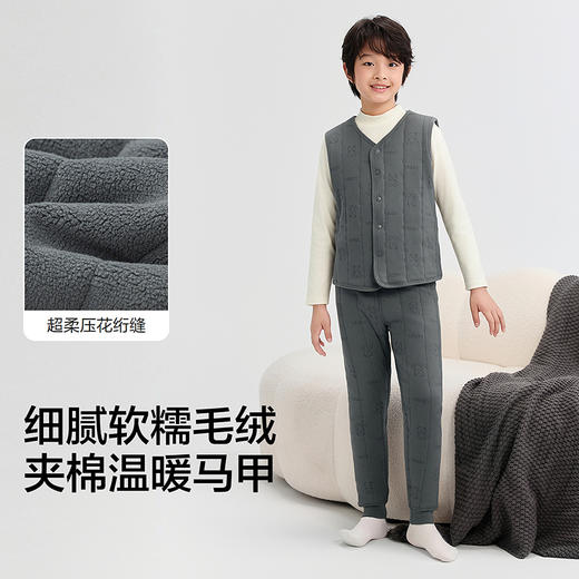 巴拉巴拉balaOne儿童保暖马甲2025冬新款男女童棉袄校服神器内穿 商品图3