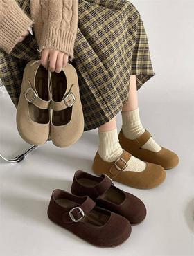 占姆士奥莱款 （早秋miu系老钱风勃肯鞋，鞋体柔软舒适不磨脚~）勃肯鞋女款2025秋季新款复古玛丽珍博肯鞋休闲软底平底单鞋