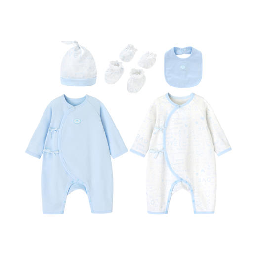 英氏新生儿衣服见面礼盒婴儿用品宝宝礼物初生套装送礼满月6件套 商品图4