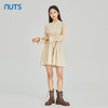 NUTS商场同款春秋季时尚简约气质高腰显瘦长袖连衣裙女313103067B 商品缩略图3