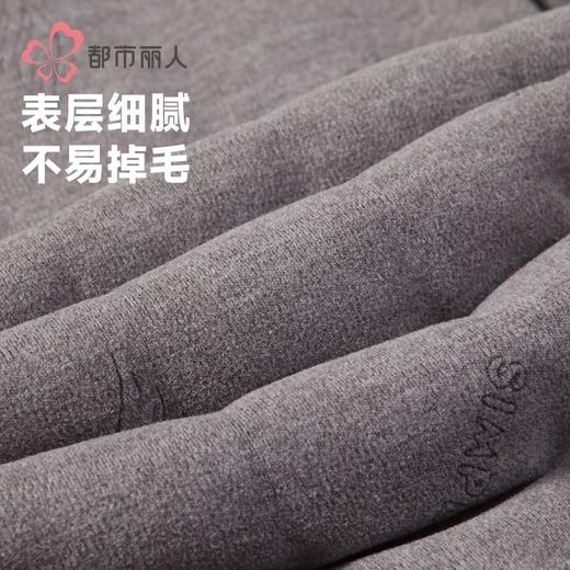 都市丽人保暖裤双面磨毛男士打底裤多层打底裤厚九分裤男裤FLH4C5 商品图6