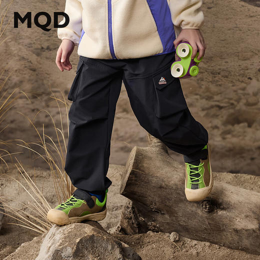 【MQD】【束脚裤】秋季新品男大童户外露营工装休闲裤 商品图1