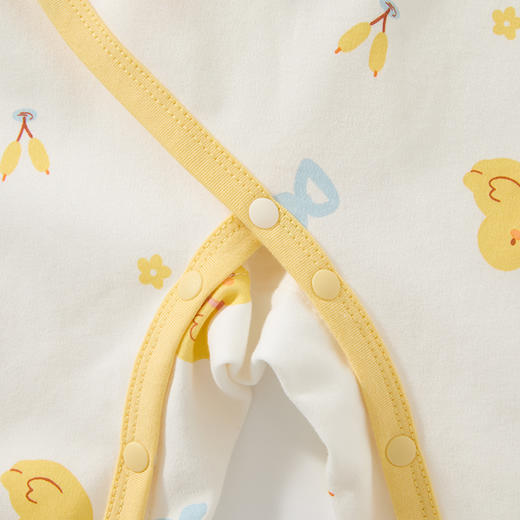 怡比快乐鸭鸭长袖系带哈衣HY25AUN010黄花色调52#-66# 商品图11