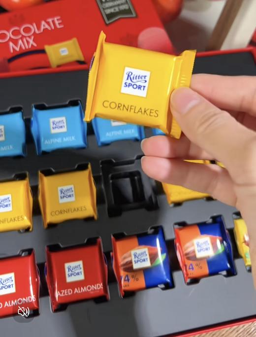 【中欧班列精选】德国进口瑞特滋嘉年华什锦/炽金挚爱牛奶巧克力150g礼盒装 商品图10