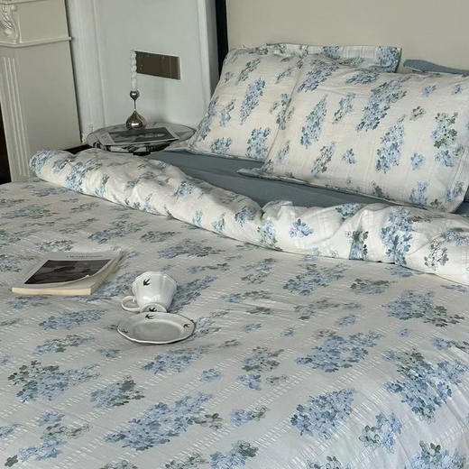 苏童竹纱棉四件套 | 家居的标配，新工艺竹纱棉面料，谁睡谁沦陷！【下单3-7天内发货】 商品图0