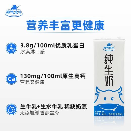 200ml神气水牛纯牛奶(1X10) 利康包 商品图1