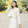 NUTS商场同款秋季简约白色小香风外套女气质时髦短外套女4320401A1 商品缩略图1