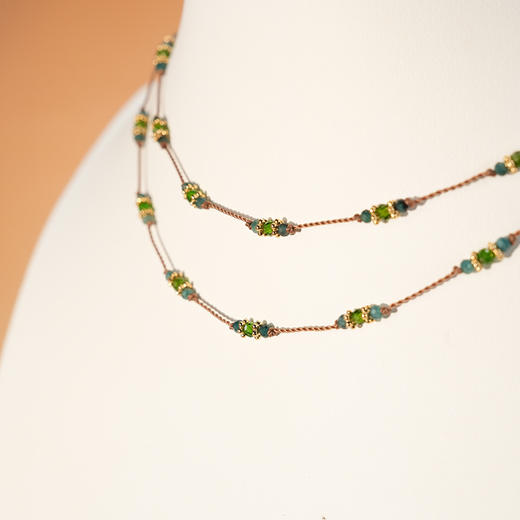 北京仓｜Tityaravy-PADMA-透辉石 长项链［法国设计师］ 商品图3