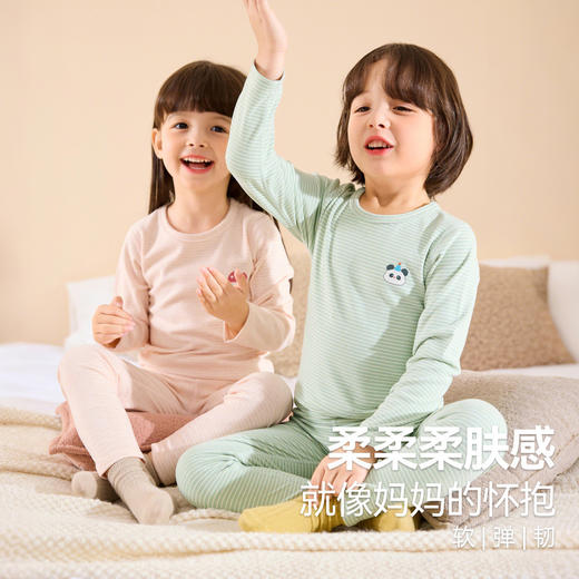 嘟嘟家宝宝内衣套装秋季儿童秋衣秋裤两件套女童睡衣男童家居服潮 商品图1