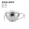 【纯钛复古咖啡杯】纯钛复古咖啡杯轻奢餐具套装汤匙短柄下午茶搅拌甜品跨境调羹杯碟 商品缩略图9