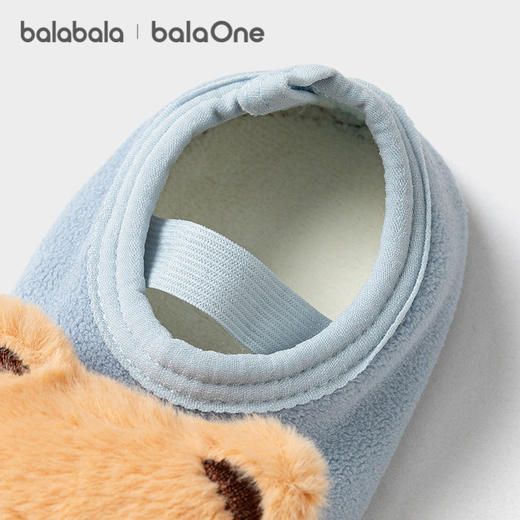 巴拉巴拉balaOne宝宝地板袜防滑点胶冬加绒婴幼儿保暖袜学步防滑 商品图2
